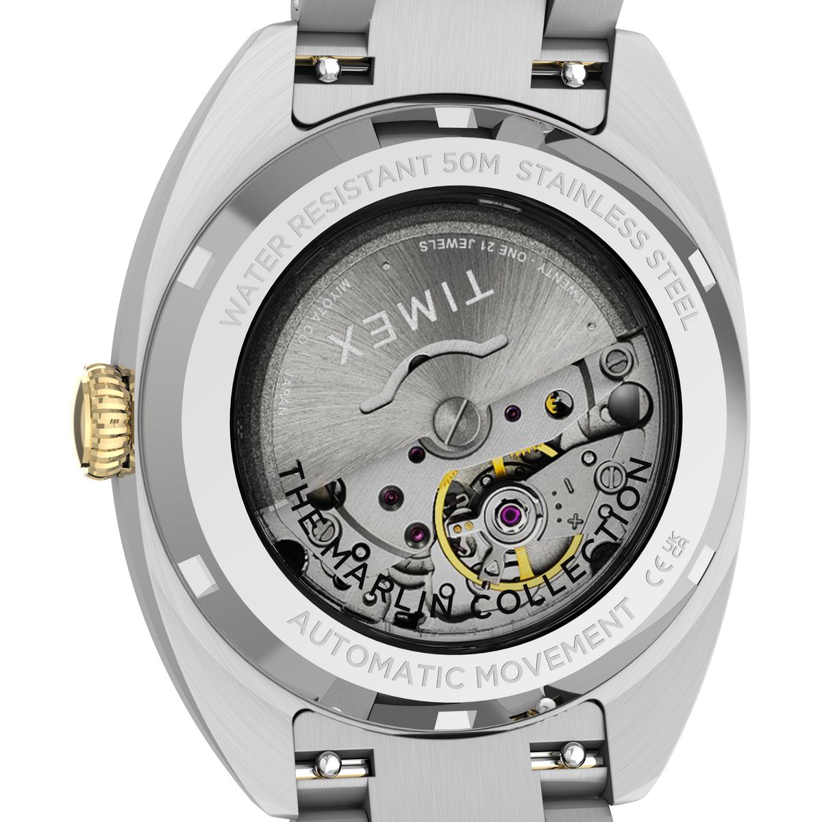 TW2Y65100 Reloj Timex Marlin Draper automático de hombre correa de metal