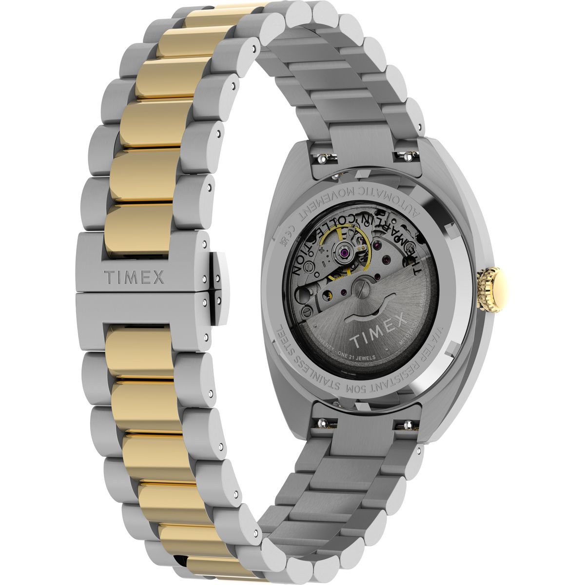 TW2Y65100 Reloj Timex Marlin Draper automático de hombre correa de metal