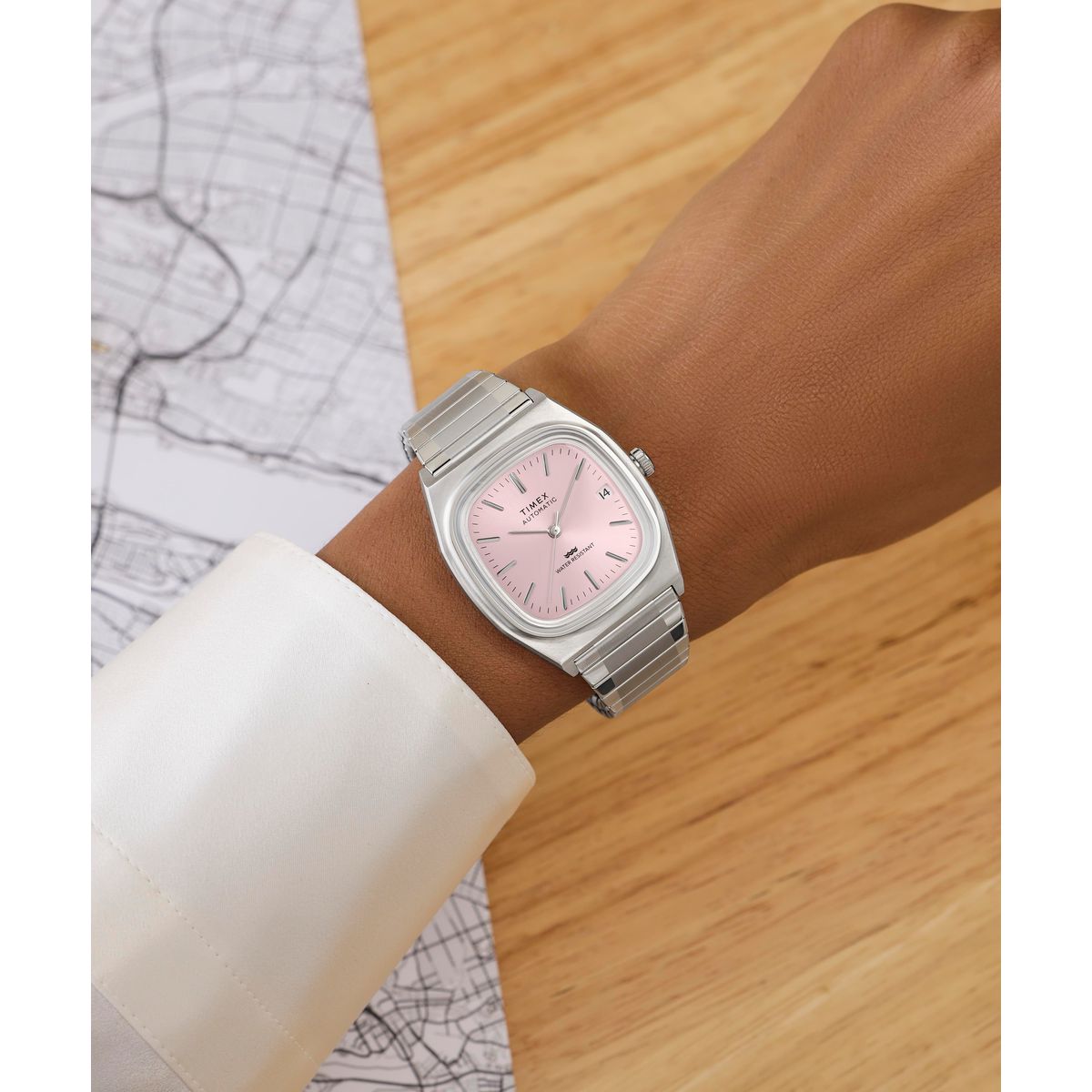 TW2Y66800 Reloj Timex Automatic E Line de hombre correa de metal