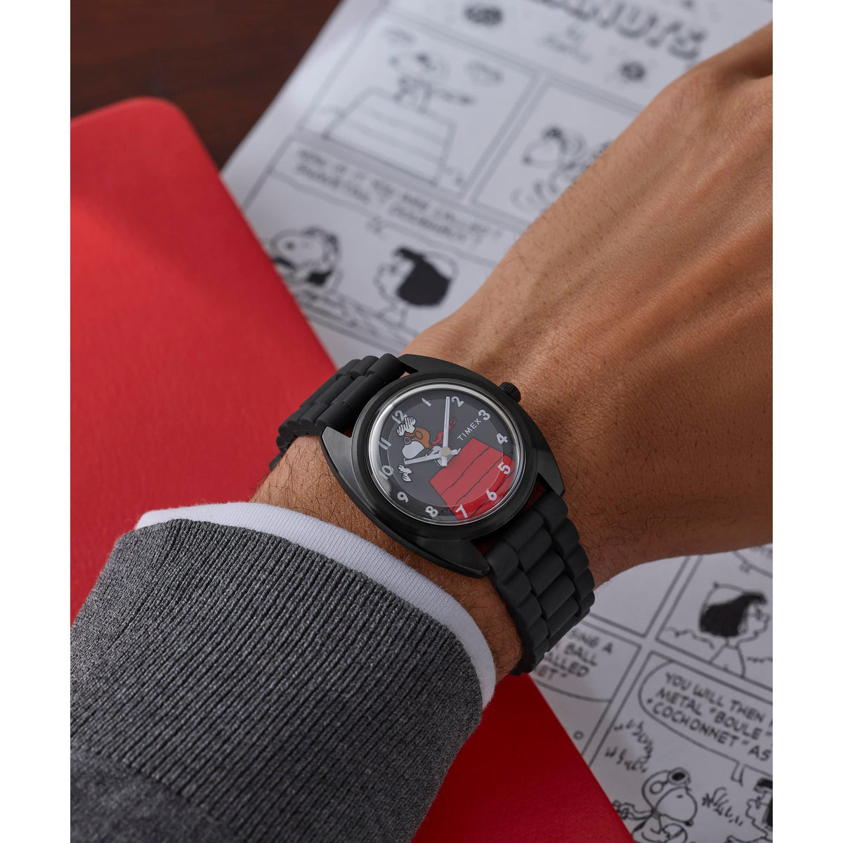 TW2Y70900 Reloj Timex X Peanuts 1979 de hombre correa de metal