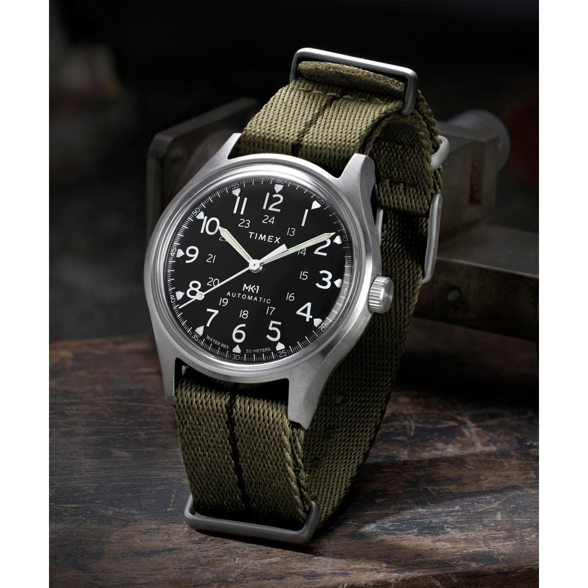 TW2Y71700 Reloj Timex MK1 de hombre pulsera de tela 40 mm automático
