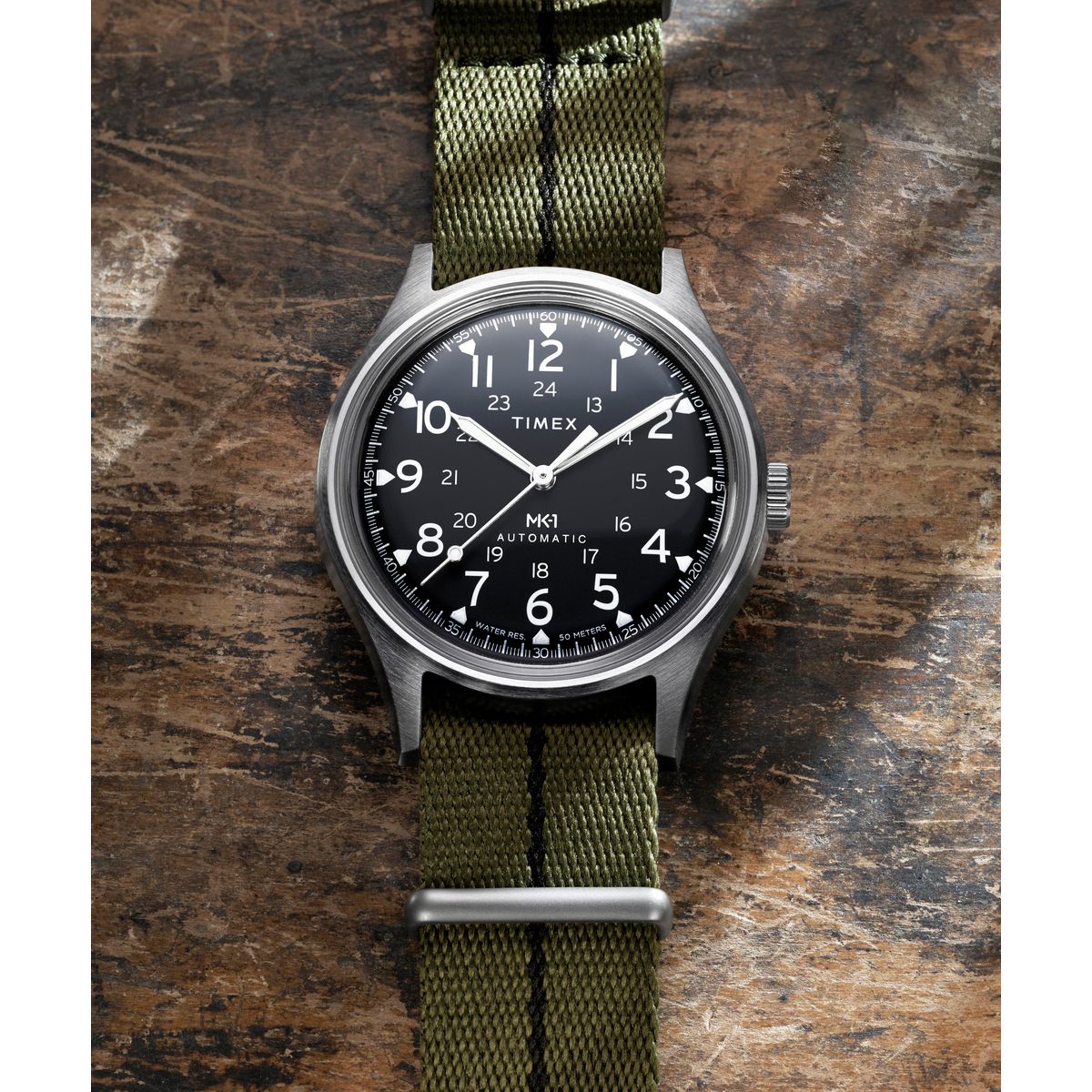 TW2Y71700 Reloj Timex MK1 de hombre pulsera de tela 40 mm automático