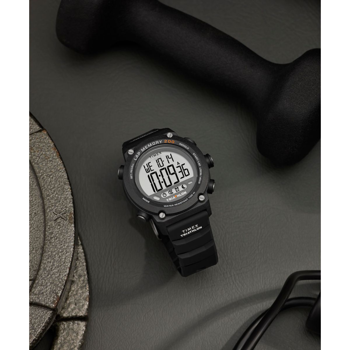 TW5M66900 Reloj Triathlon 200 de hombre correa de caucho