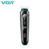 V-075 Rasuradora inalámbrica recargable por USB pantalla LED