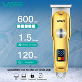 V-290 Rasuradora recargable por USB pantalla LED