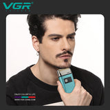 V-357 Rasuradora impermeable recargable por USB pantalla LED
