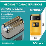 V-357 Rasuradora impermeable recargable por USB pantalla LED