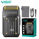 V-363 Rasuradora inalámbrica recargable por USB pantalla LED