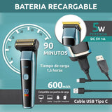 V-366 Rasuradora inalámbrica recargable por USB pantalla LED 3 en 1