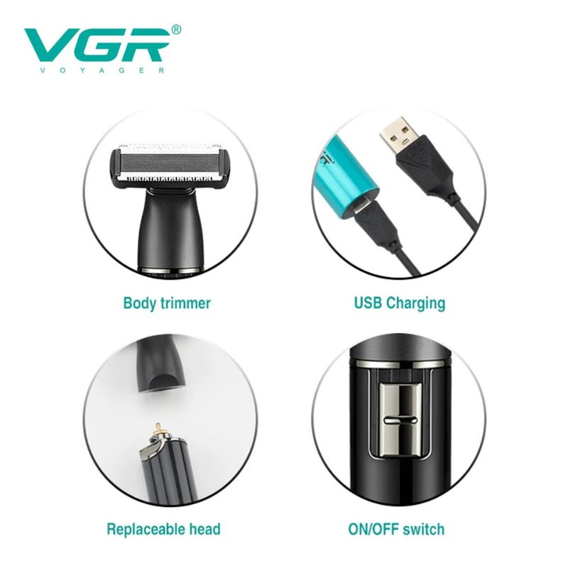 V-628 Depiladora Corporal Masculina 3 en 1 VGR