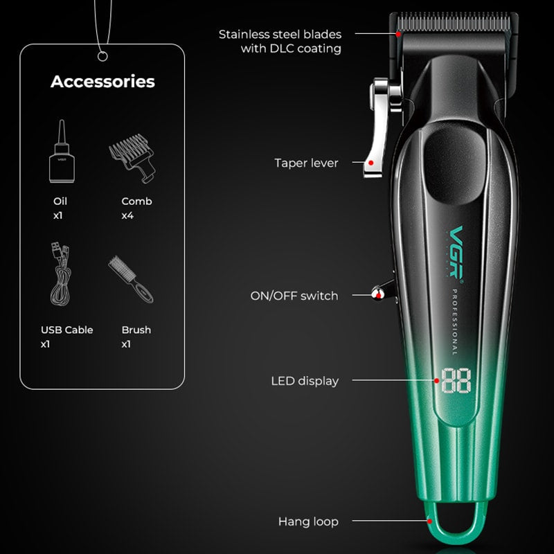 V-662 Rasuradora Profesional con batería VGR