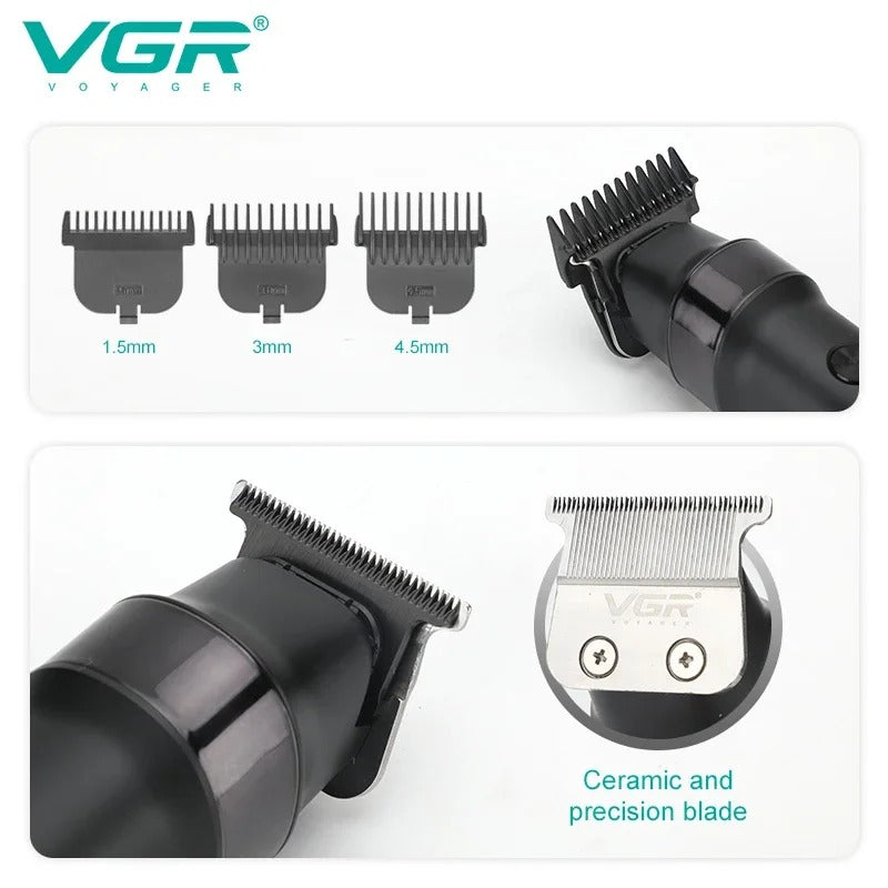 V-987 Rasuradora inalámbrica recargable por USB pantalla LED