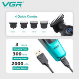 V-996 Rasuradora VGR de caballero negra recargable