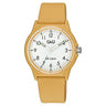V00A QQ Reloj Análogo para Mujer Pulsera de Cuero