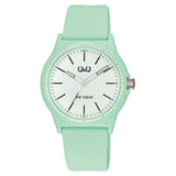 V00A QQ Reloj Análogo para Mujer Pulsera de Cuero