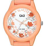 V01A Reloj QQ Análogo para Mujer Correa de Caucho