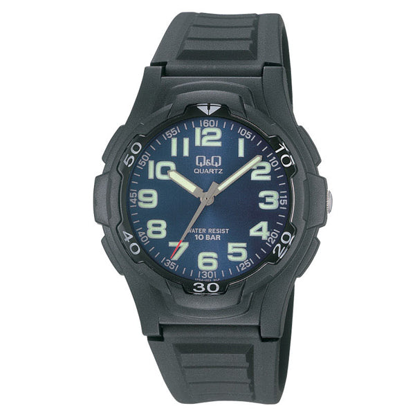 VP84J003Y Reloj QQ para caballero pulsera de caucho