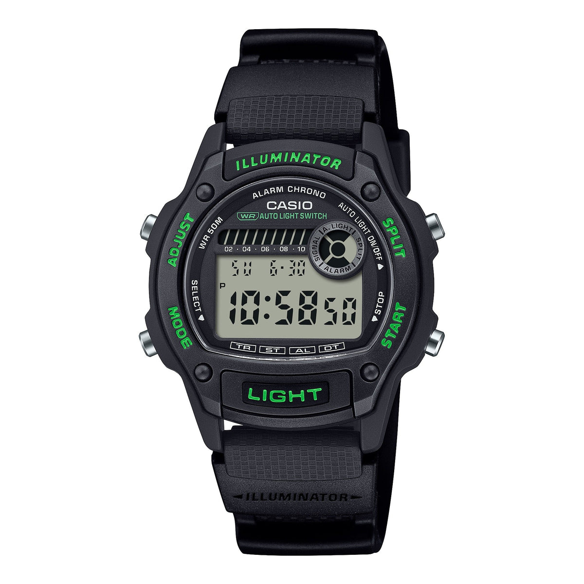 W-220H Reloj Casio de hombre pulsera de silicona digital