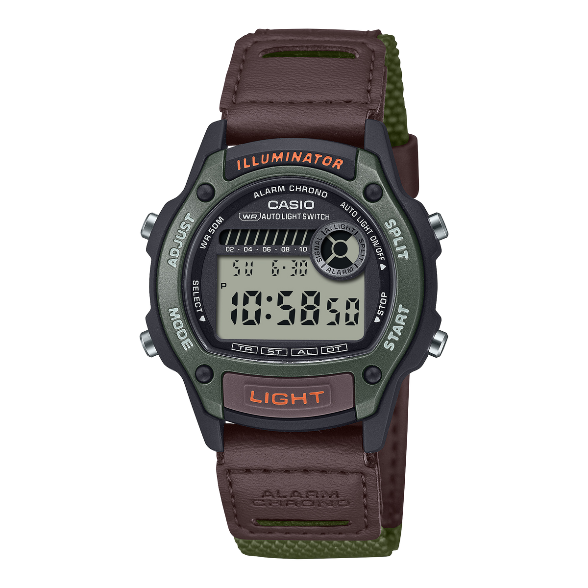 W-220HF Reloj Casio de caballero correa de tela