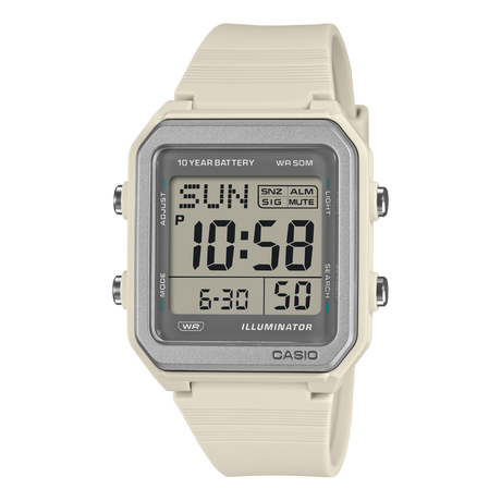 W-221H Reloj Casio unisex correa de caucho digital