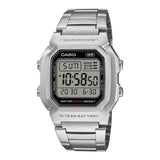 W-800HD-1AV Reloj Casio de hombre correa de metal batería de 10 años