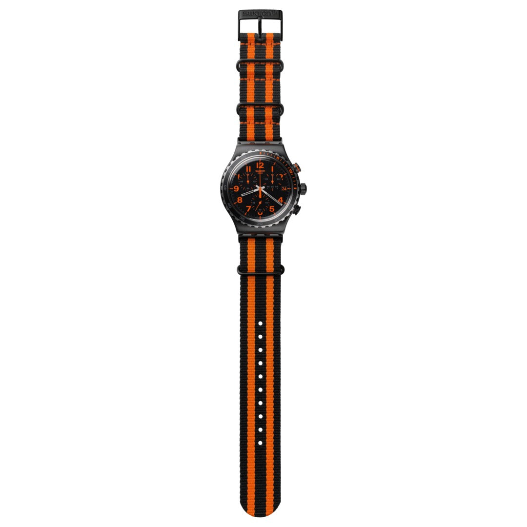 YVB401 Reloj Swatch Garosugil de hombre correa de tela