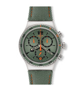 YVS402 Reloj Swatch L'Heure du Marais de hombre correa de tela