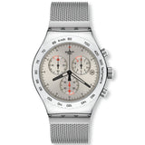 YVS405GB Reloj Swatch Silverish de hombre banda mesh