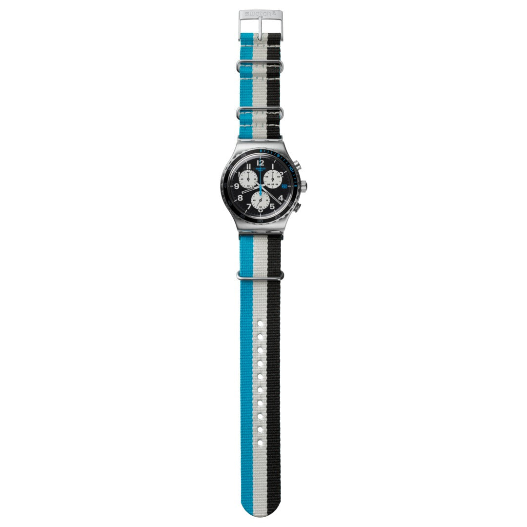 YVS409 Reloj Swatch Skybond de hombre correa de tela