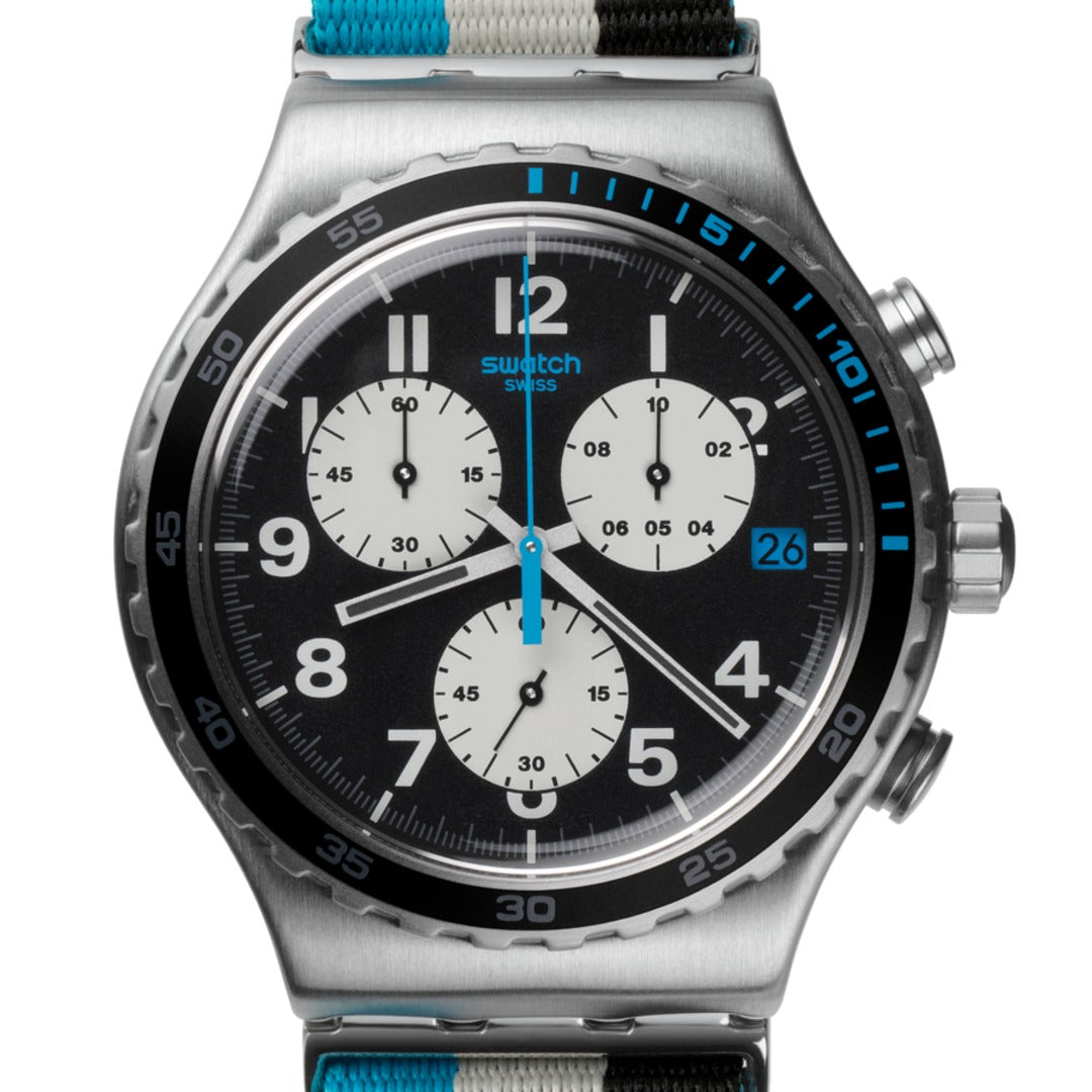 YVS409 Reloj Swatch Skybond de hombre correa de tela