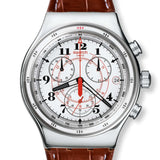 YVS414 Reloj Swatch Back To the Roots de caballero correa de piel