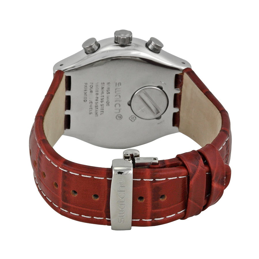 YVS414 Reloj Swatch Back To the Roots de caballero correa de piel