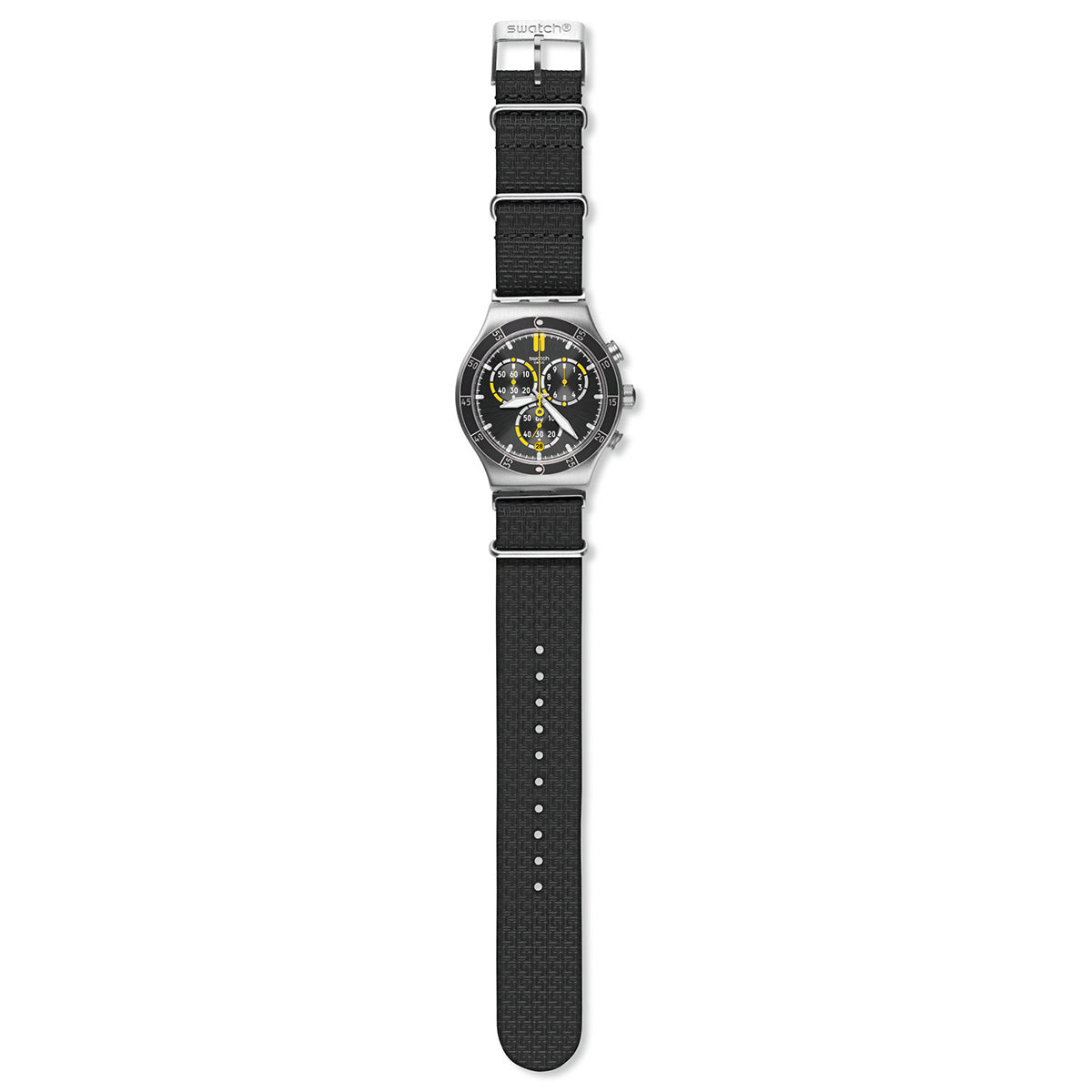 YVS424 Reloj Swatch Disorderly de hombre correa de tela