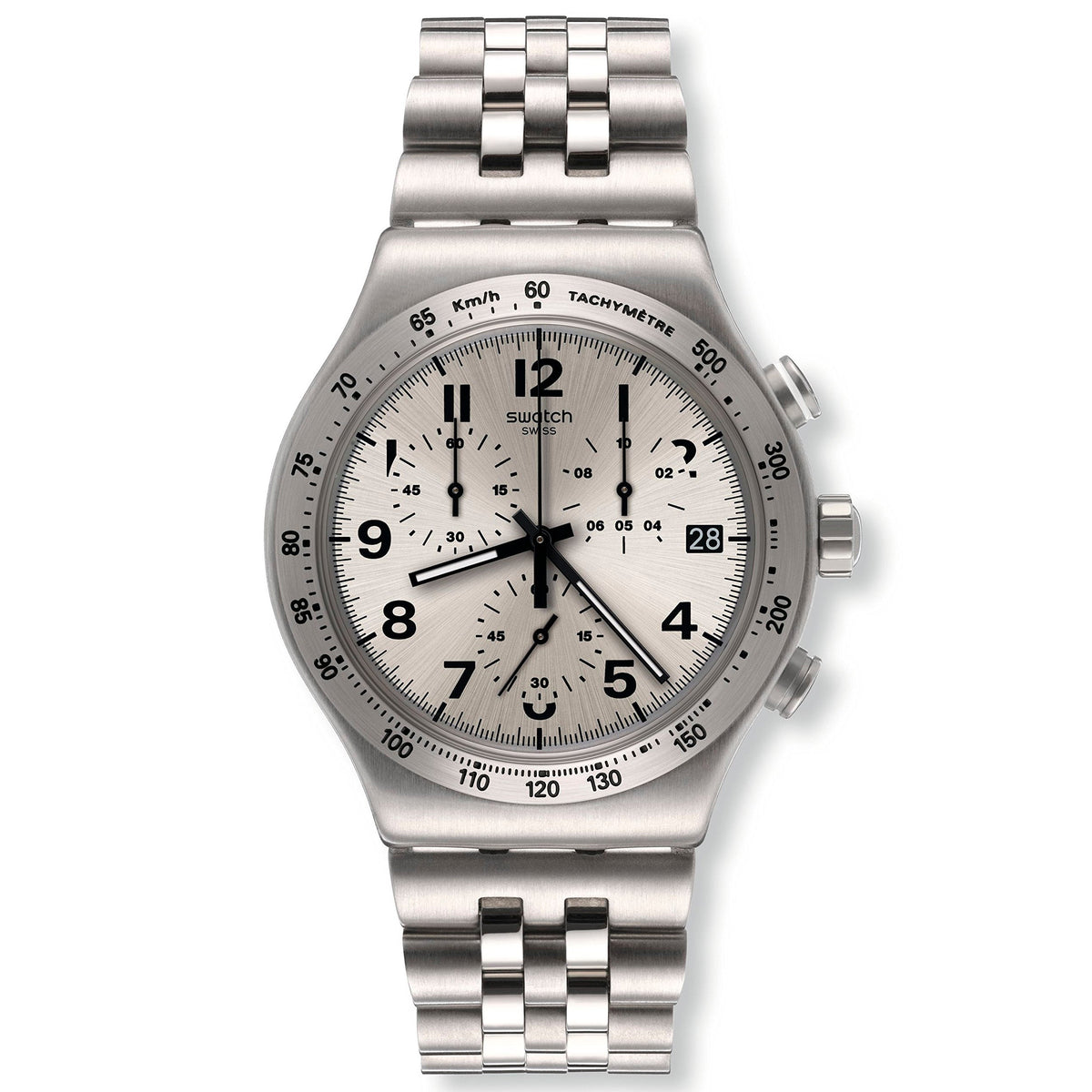 YVS425G Reloj Swatch Destination Upper East de caballero correa de metal