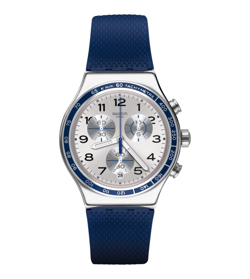 YVS439 Reloj Swatch Frescoazul de hombre correa de resina