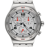 YVS447G Reloj Swatch Silver Again de hombre correa de metal 43 mm