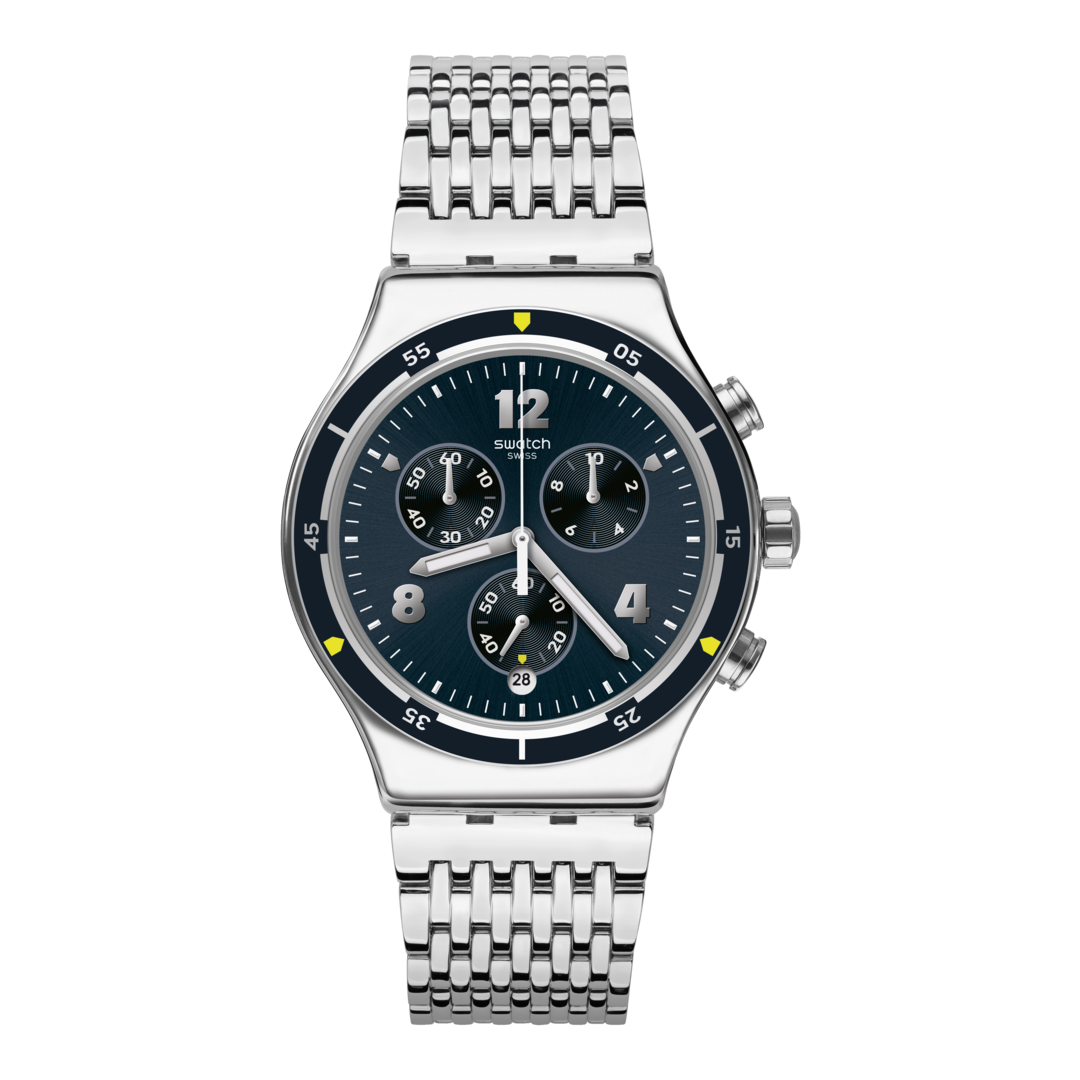 YVS457G Swatch Irony de hombre correa de metal