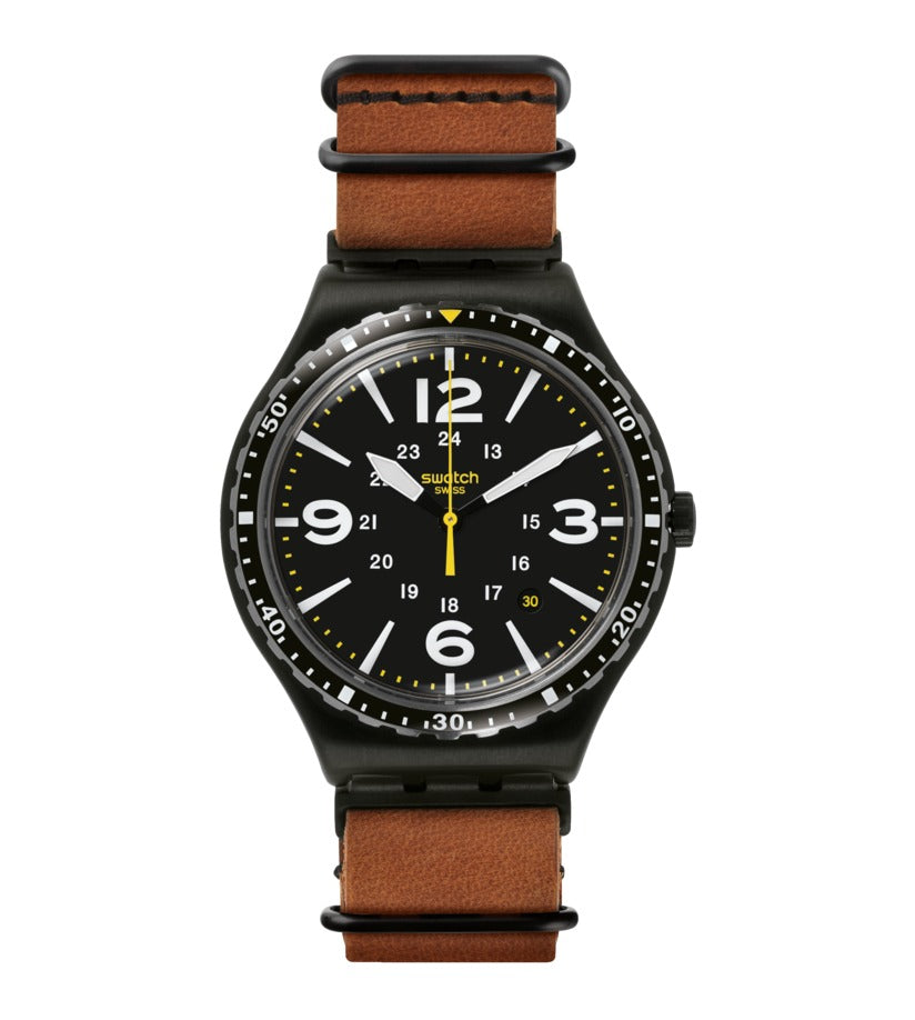 YWB402 Reloj Swatch Special Unit de hombre correa de piel
