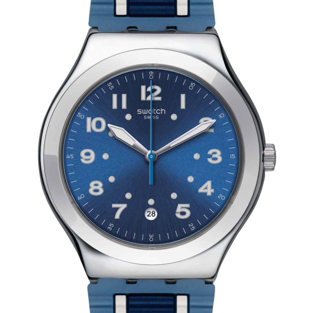 YWS436 Reloj Swatch Bluora de hombre correa de silicona