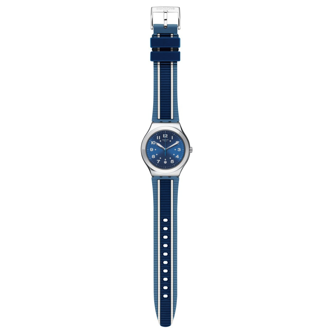 YWS436 Reloj Swatch Bluora de hombre correa de silicona