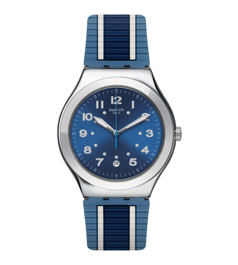 YWS436 Reloj Swatch Bluora de hombre correa de silicona