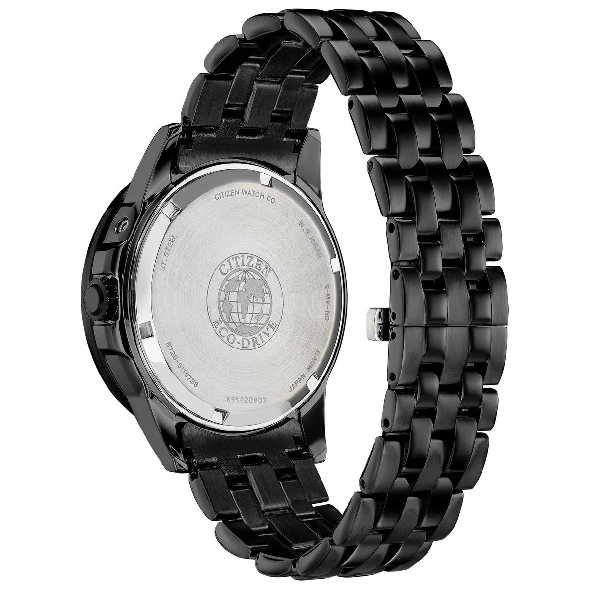 bu0057-54e Reloj Citizen Calendrier Moonphase de hombre pulsera de metal 44 mm