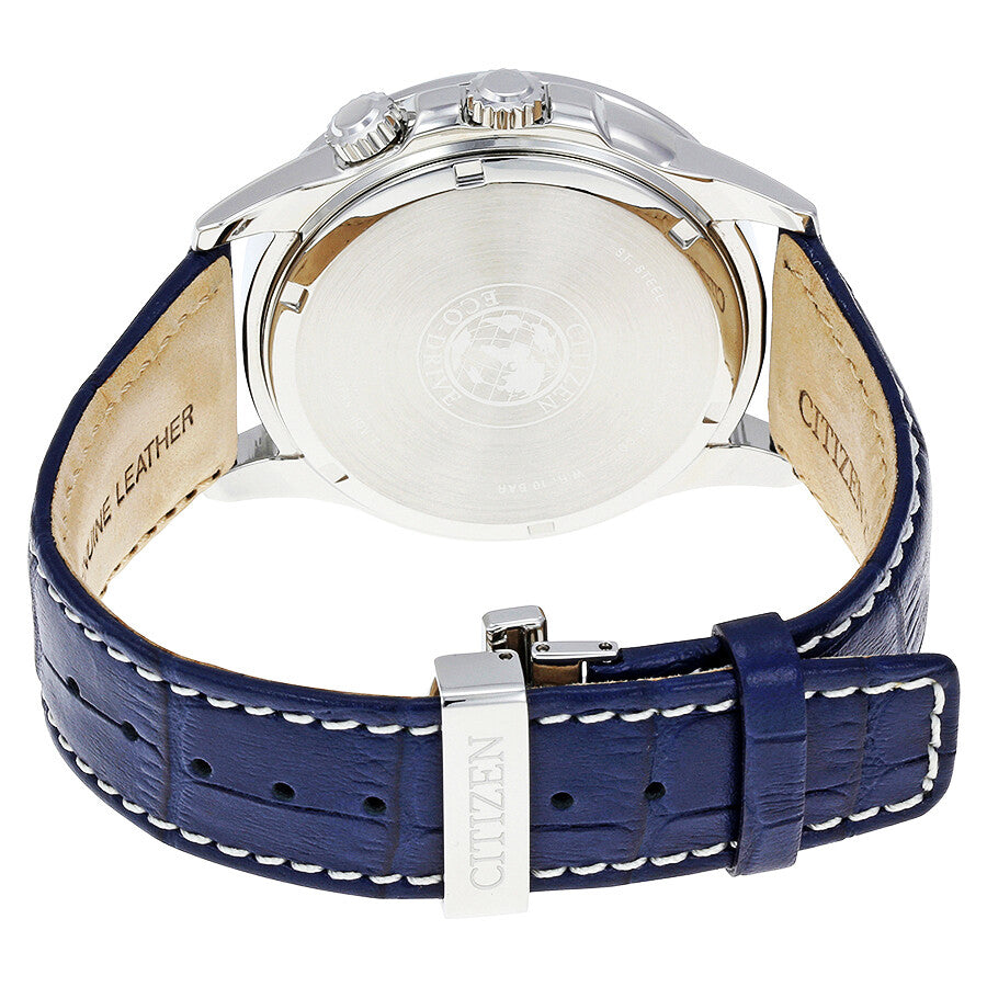 bu2020-02a Reloj Citizen Calendrier de hombre pulsera de cuero 44 mm