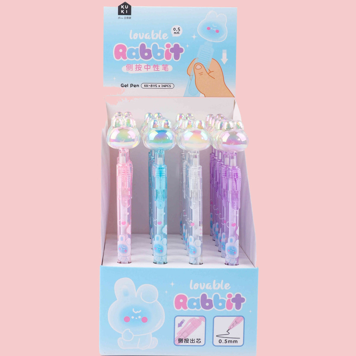 k-8115 Bolígrafo Kuki de gel conejo