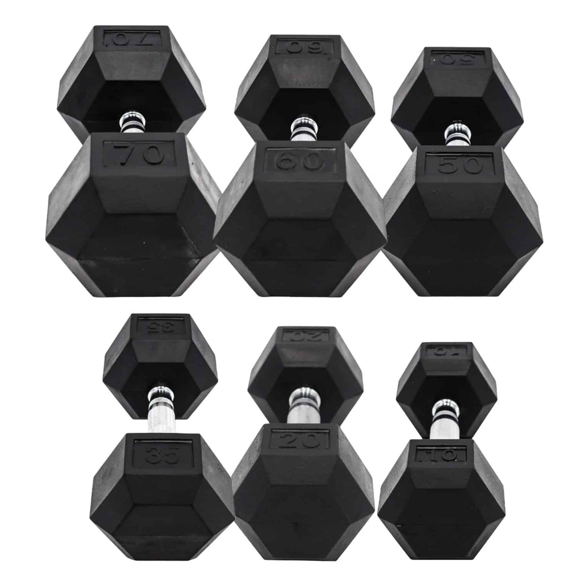 mancuernas hexagonales