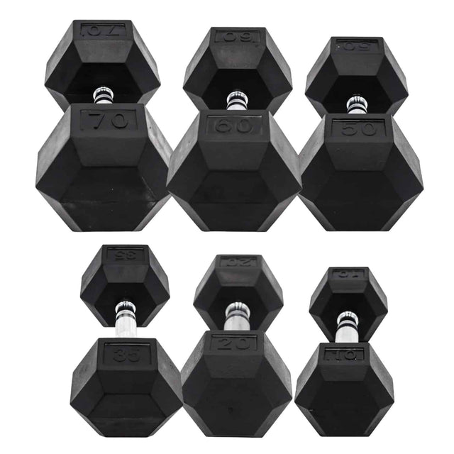 mancuernas hexagonales
