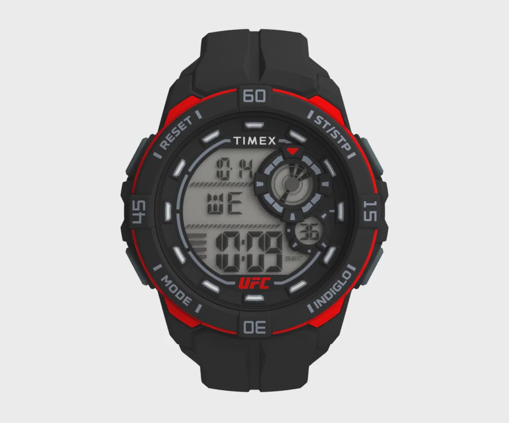 TW5M59100 Reloj Timex UFC Rush de hombre correa de caucho