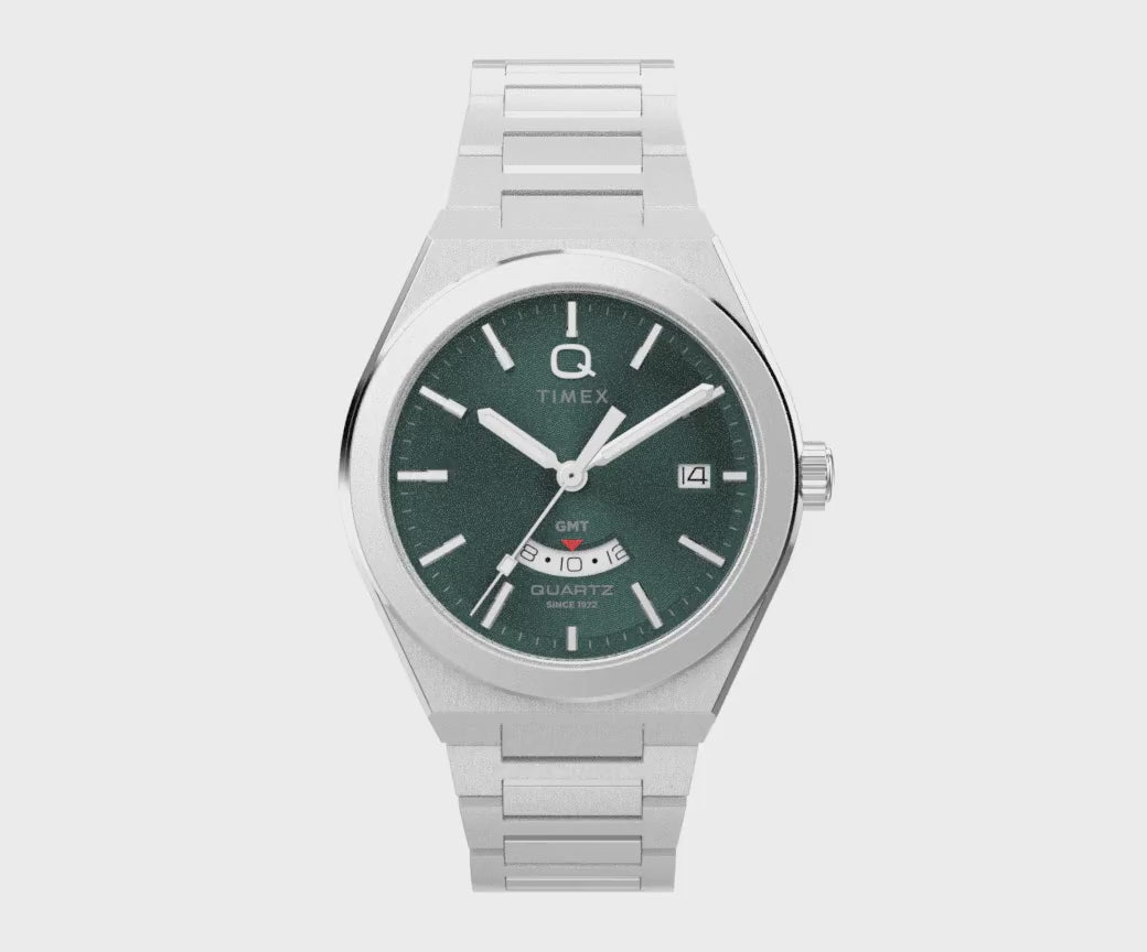 TW2Y24800 Reloj Timex Q Continental de hombre pulsera de metal