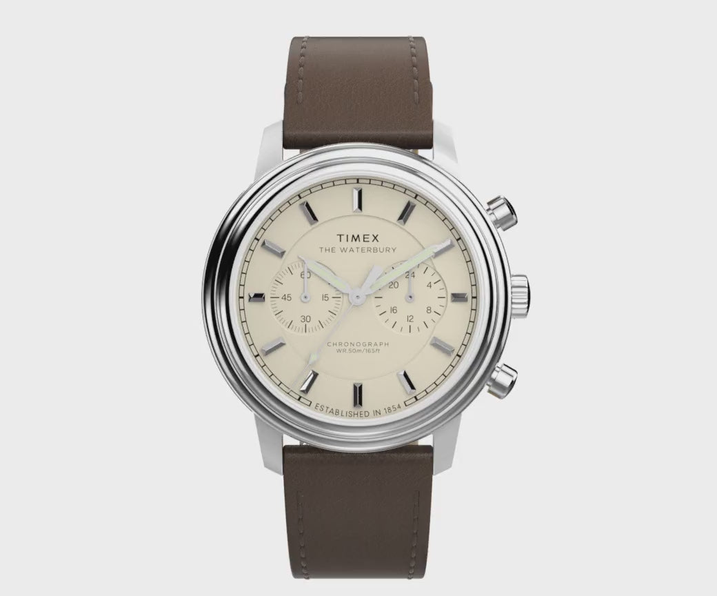 TW2Y23500 Reloj Timex Waterbury de hombre correa de piel