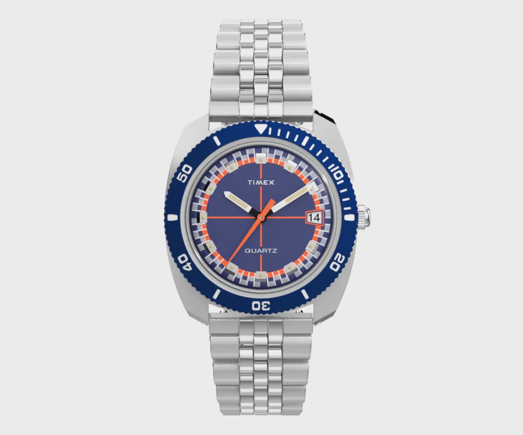 TW2Y44400 Reloj Timex Q 1971 de hombre correa de metal
